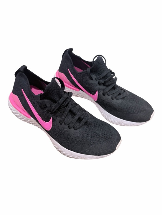 Nike Other - Nike Epic React Flyknit 2 Mens Bq8928-013 Size 8, Black/Black-pink Blast-white